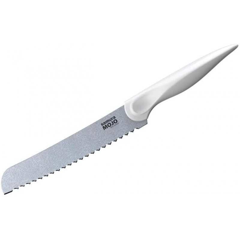 Samura MOJO 6 messenset met blok, witte grepen (SMJ-06W)