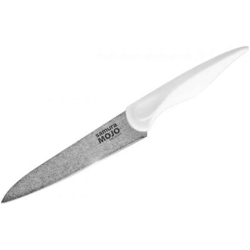 Samura MOJO 6 messenset met blok, witte grepen (SMJ-06W)