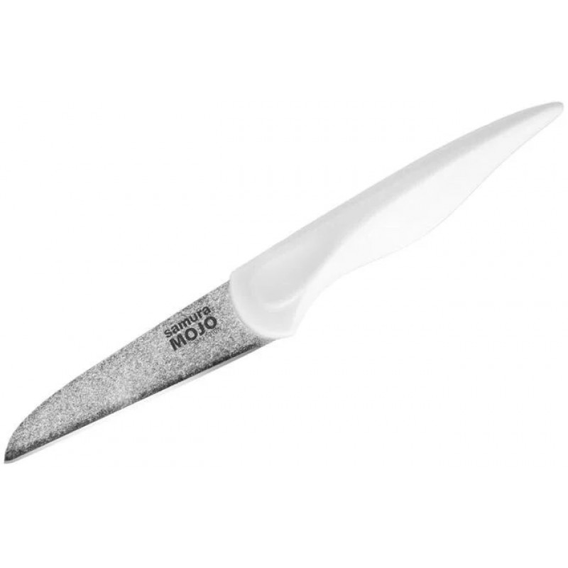 Samura MOJO 6 messenset met blok, witte grepen (SMJ-06W)