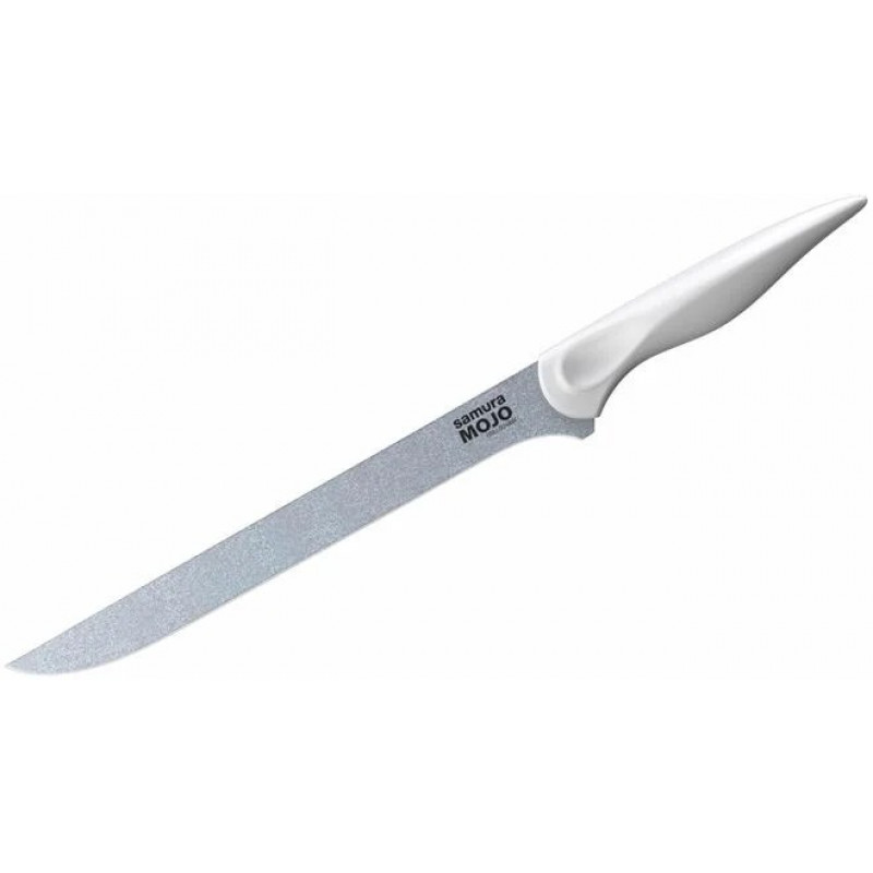 Samura MOJO 6 messenset met blok, witte grepen (SMJ-06W)