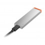 Lenovo PS8S 2TB draagbare externe SSD, USB 3.2 Gen 2, USB-C, Cool Gray (4XB1T88413)