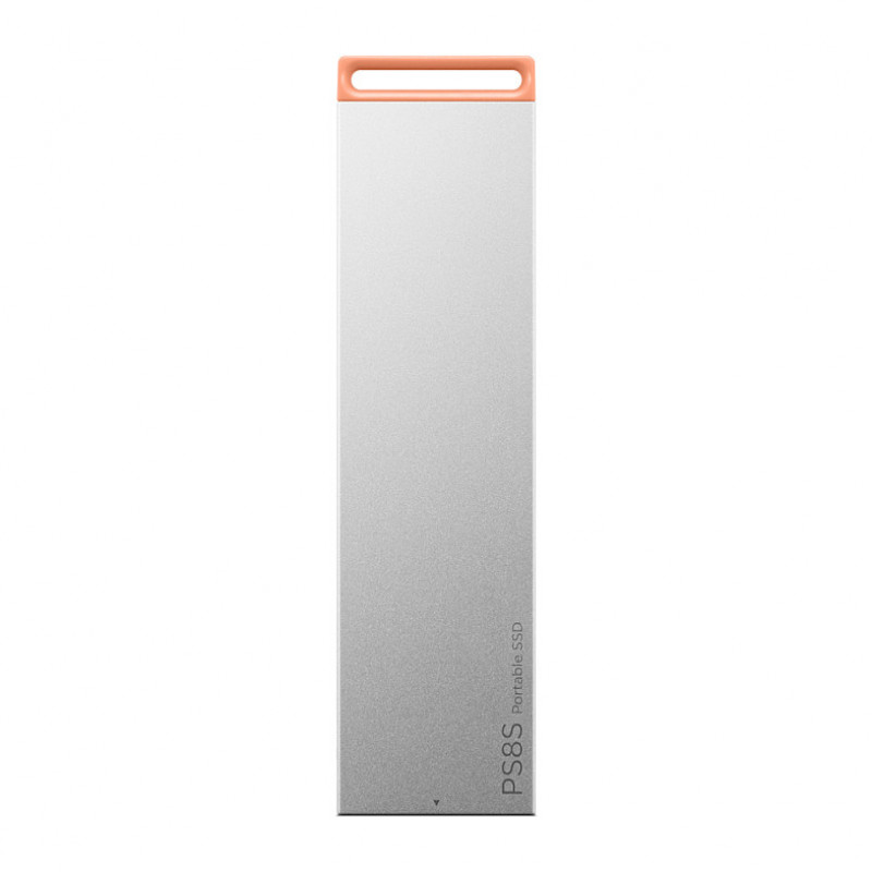 Lenovo PS8S 2TB draagbare externe SSD, USB 3.2 Gen 2, USB-C, Cool Gray (4XB1T88413)