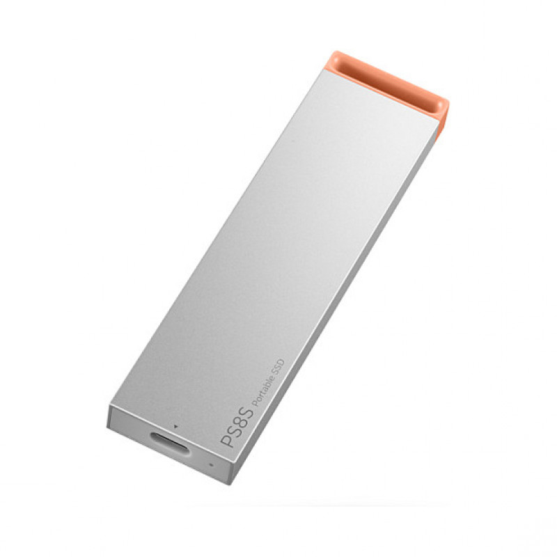Lenovo PS8S 2TB draagbare externe SSD, USB 3.2 Gen 2, USB-C, Cool Gray (4XB1T88413)