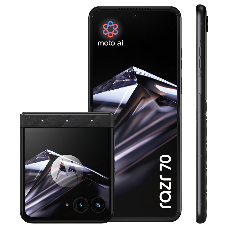Motorola Razr 70 Swarovski Edition smartphone - 8GB RAM, 256GB, zwart