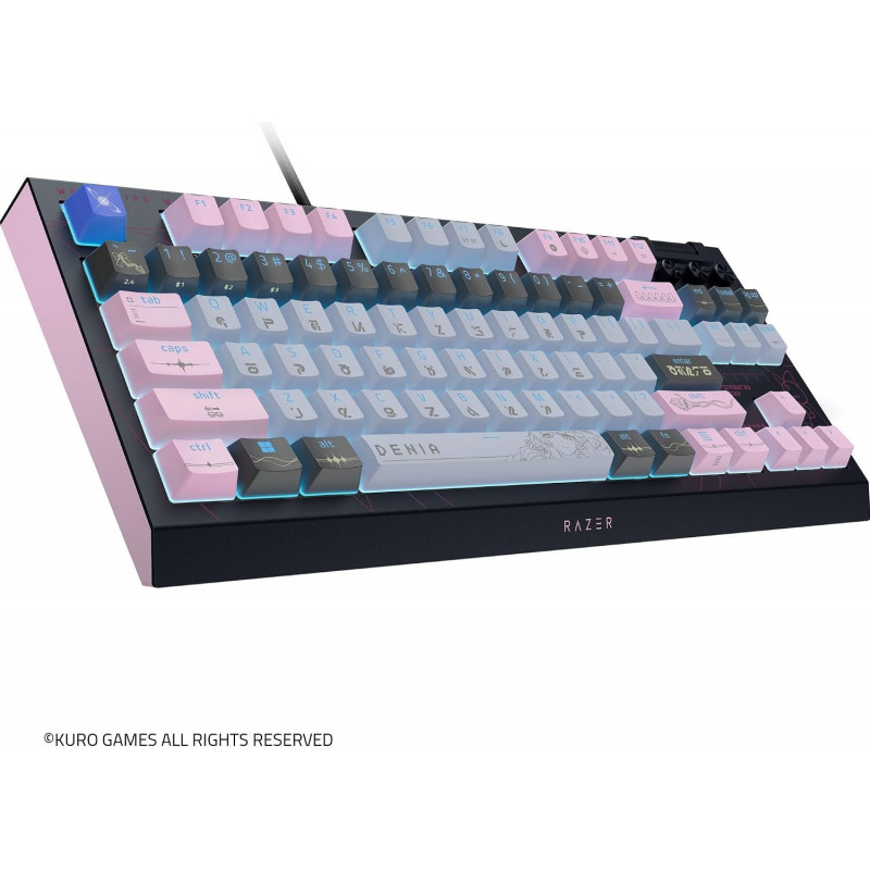 Razer BlackWidow V4 Tenkeyless HyperSpeed Wireless gaming-toetsenbord, US, Orange Switch, Wuthering Waves Edition