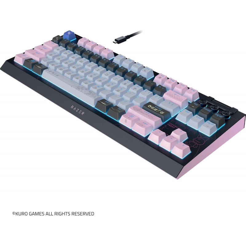 Razer BlackWidow V4 Tenkeyless HyperSpeed Wireless gaming-toetsenbord, US, Orange Switch, Wuthering Waves Edition