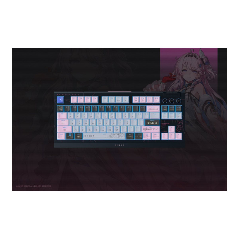 Razer BlackWidow V4 Tenkeyless HyperSpeed Wireless gaming-toetsenbord, US, Orange Switch, Wuthering Waves Edition