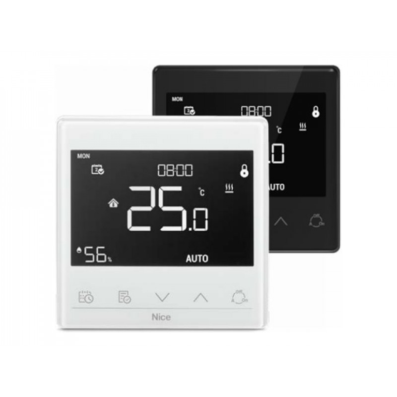 Fibaro Nice Warm-Control E verwarmingsregelaar, zwart (WARM-CONTROL E BLACK)