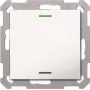 MDT TAL-5501002.02S KNX-taster Light55 1-voudig RGBW reinwit glanzend Neutral Secure