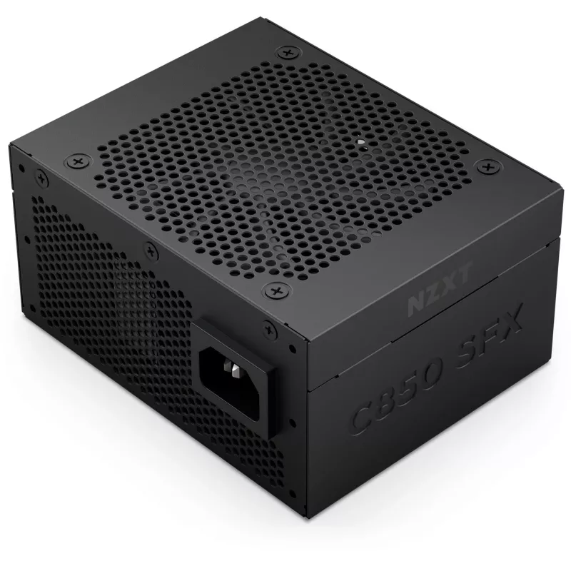 NZXT C850 SFX 850 W voeding, zwart, 1x 12-Pin High Power GPU, 3x PCIe, kabelmanagement (PS-8G1BB-EU)