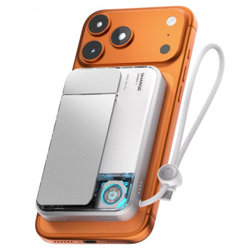 SHARGE ICEMAG 3 powerbank, 10.000 mAh, 25 W Qi2, 35 W USB-C, wit