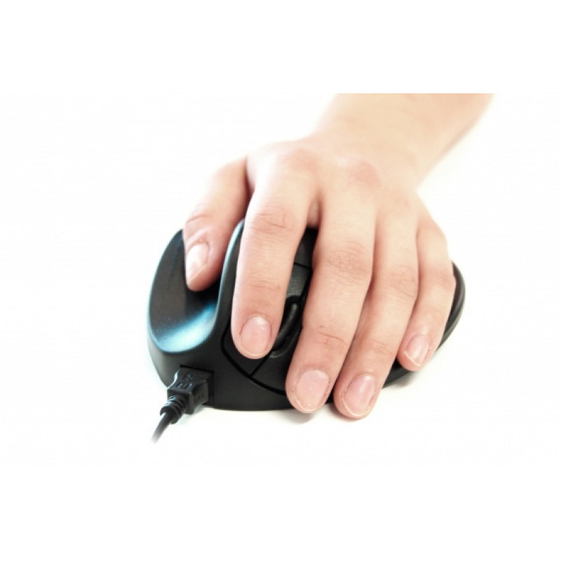 Bakker Elkhuizen Hippus HandShoeMouse Small ergonomische muis, linkshandig (BNEP170L)