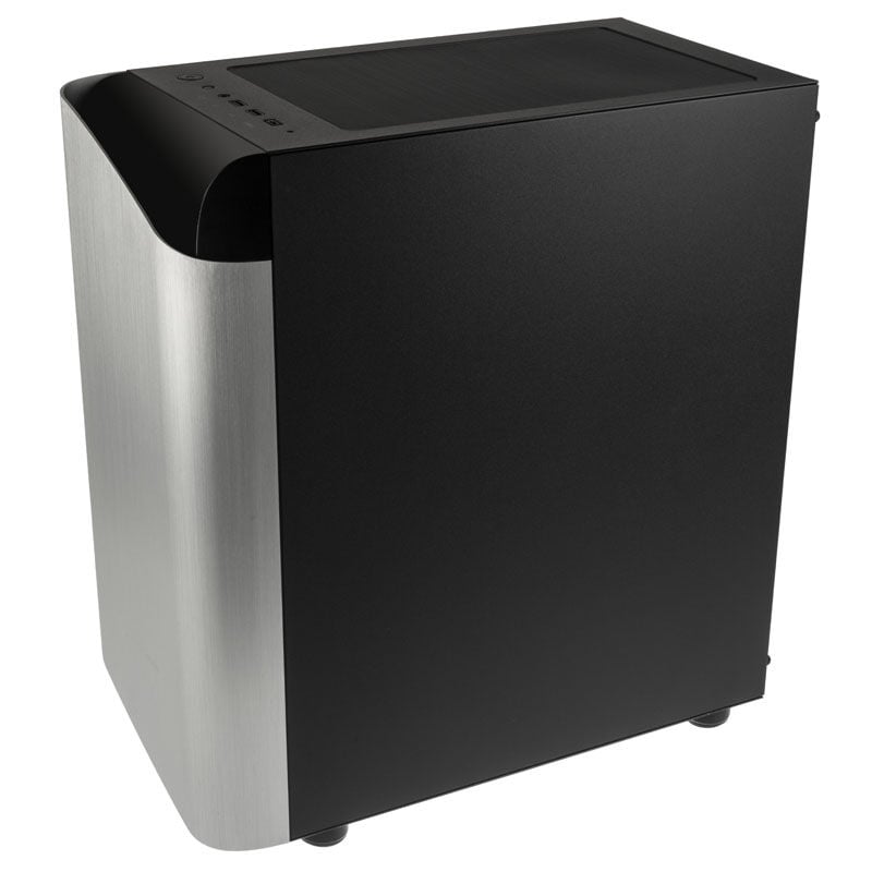 SilverStone Seta A1 mid tower, gehard glas - zwart/zilver