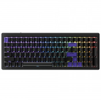 Ducky Cushion 98 gaming-toetsenbord, 96%, US-layout (ANSI), Shush Green Switches – matzwart