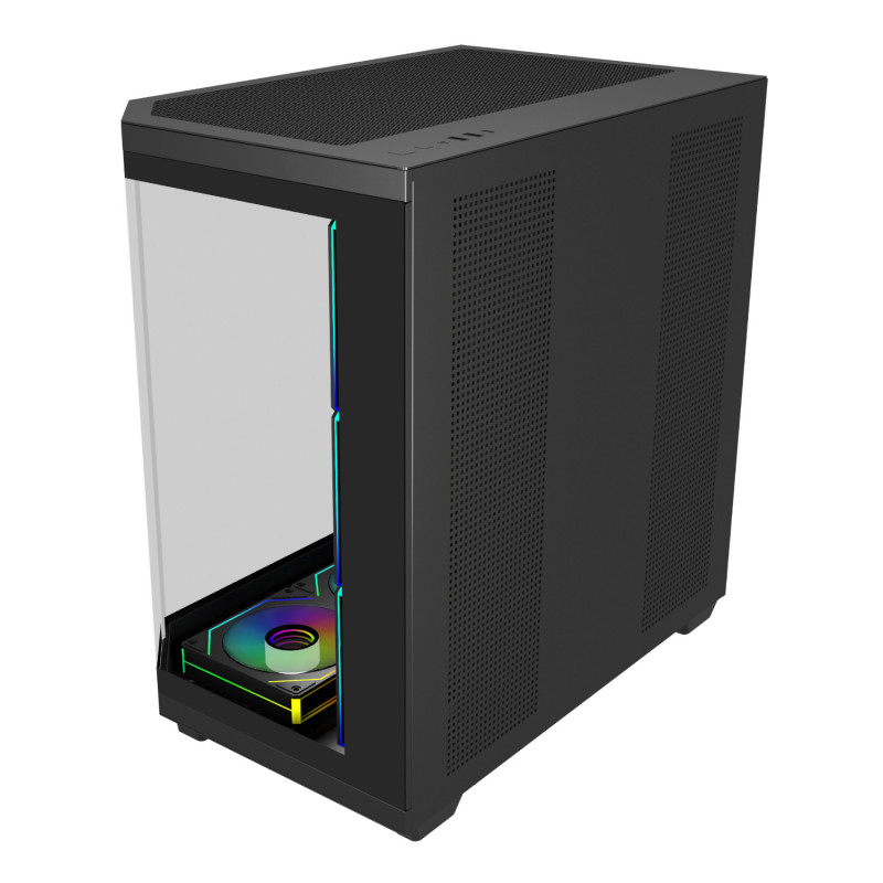 FSP U580 ARGB ATX ultra tower gaming-behuizing – zwart