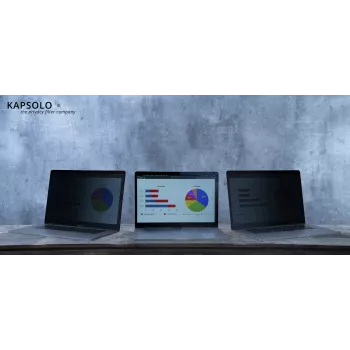 Kapsolo 4-weg zelfklevende privacyfilter voor 16 inch 16:10 beeldschermen (KAP12879)