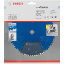 Bosch cirkelzaagblad Expert for Aluminium Ø 210 mm, 72 tanden, boring 30 mm (2608644105)