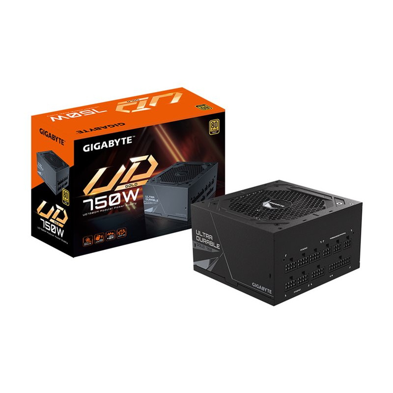 GIGABYTE UD750GM 750W ATX voeding, 80+ Gold, volledig modulair