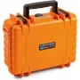 B&W 1000/O/SI gereedschapskoffer, oranje, polypropyleen (PP), stofdicht, waterdicht, 248,92 x 175,26 x 93,98 mm