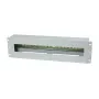 Allnet 19 inch 3U DIN-railpaneel voor installatieautomaten, diepte 61 mm, frontmontage, lichtgrijs (ALL-S0002257)