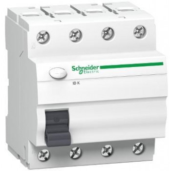 Aardlekschakelaar K60 25A 4-polig 30mA Type AC A9Z05425, Schneider