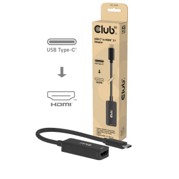 Club3D USB-C naar HDMI 2.1-adapter