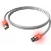 ZVK EasyLan Cat6a LED patchkabel RJ45, afgeschermd, 7,5 m, turquoise