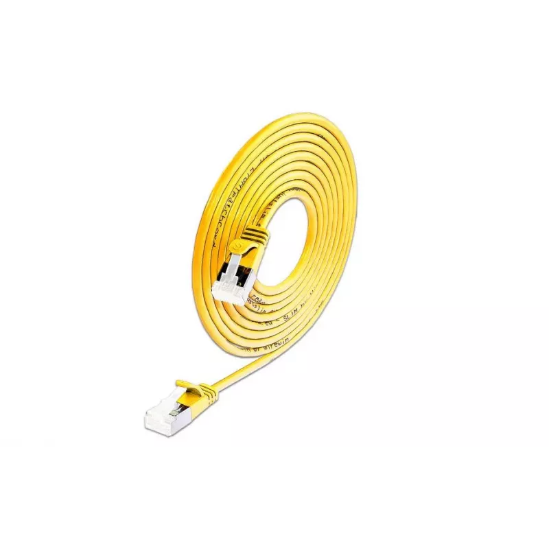 Wirewin Slim Cat6a U/FTP patchkabel RJ45, 5 m, geel
