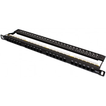Getfort PGF-6UTP24-B7 patchpanel UTP Cat.6, 24 poorten, 0,5U