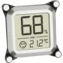 TFA Dostmann humidor-thermo-/hygrometer, zilver, 30.5056.54
