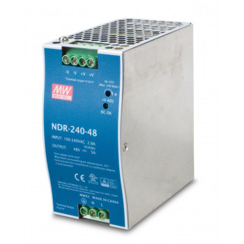 PLANET PWR-240-48 voedingmodule 240 W blauw, grijs