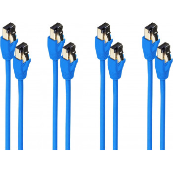 shiverpeaks Cat8.1 F/FTP-patchkabel, 3 m, blauw