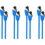 shiverpeaks Cat8.1 F/FTP-patchkabel, 3 m, blauw