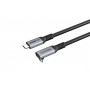 Mercodan haakse USB-kabel USB-C naar USB-C, 3 m