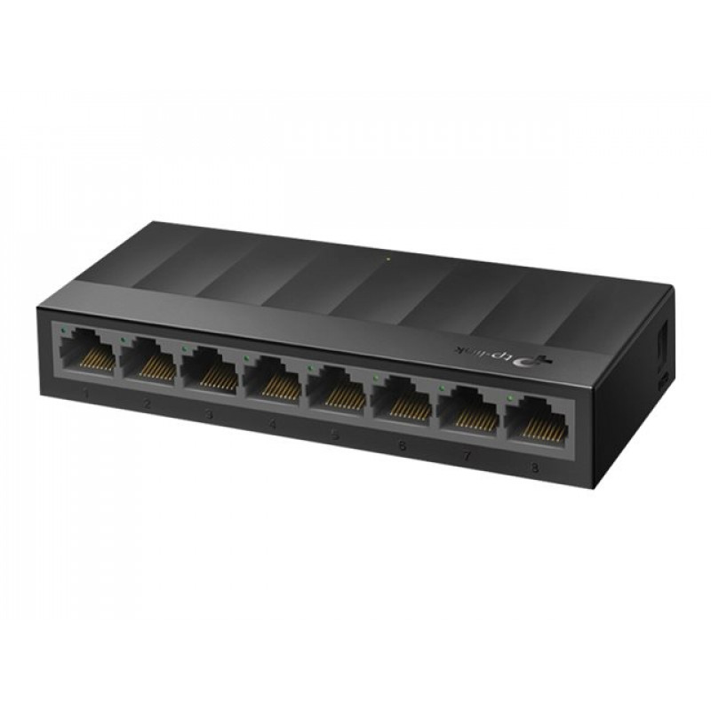 TP-Link TL-LS1008G-switch, 8x 10/100/1000 Mbit/s