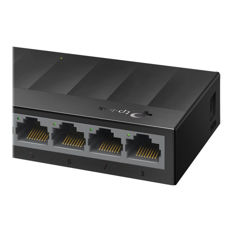 TP-Link TL-LS1008G-switch, 8x 10/100/1000 Mbit/s