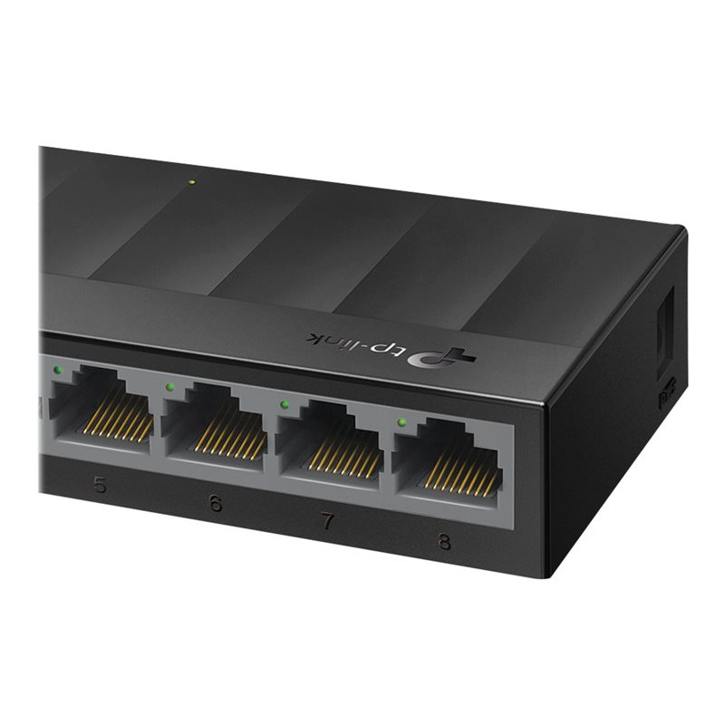 TP-Link TL-LS1008G-switch, 8x 10/100/1000 Mbit/s
