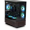 Thermaltake LCGS View 170WS desktop-pc, zwart/hout, Windows 11 Home