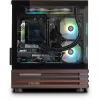 Thermaltake LCGS View 170WS desktop-pc, zwart/hout, Windows 11 Home
