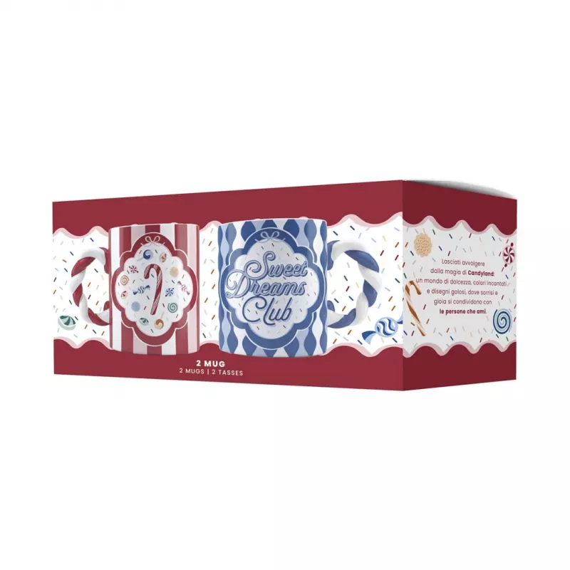 Bialetti Candyland koppenset, 2 stuks x 300 ml