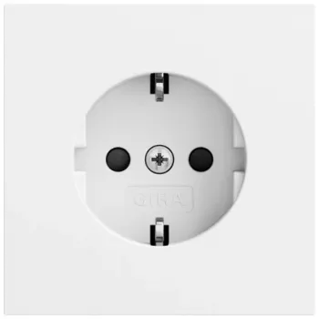 Gira System 70 SCHUKO-stopcontact SP, zuiverwit, 445372