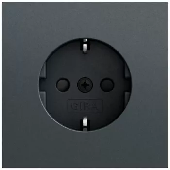Gira System 70 SCHUKO-stopcontact SP, antraciet, 445373
