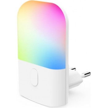 Hama LED-nachtlampje kleur, met stekker, schemersensor, kleurwissel, RGB