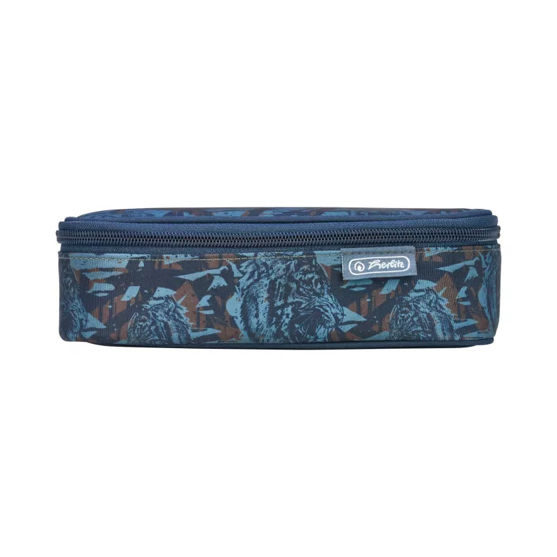 herlitz be.bag beatBox etui Camo Tiger, polyester, XXL rits hoofdvak