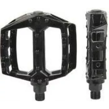 Fischer fietspedalen voor mountainbike/BMX, aluminium, antislip-pinnen, groot trapvlak
