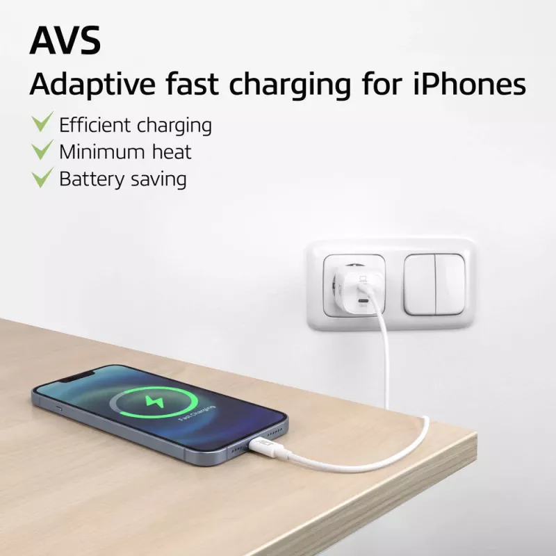 ACT USB-C oplader 100W 2-poorts met Power Delivery 3.2, PPS, AVS, QuickCharge en GaNFast