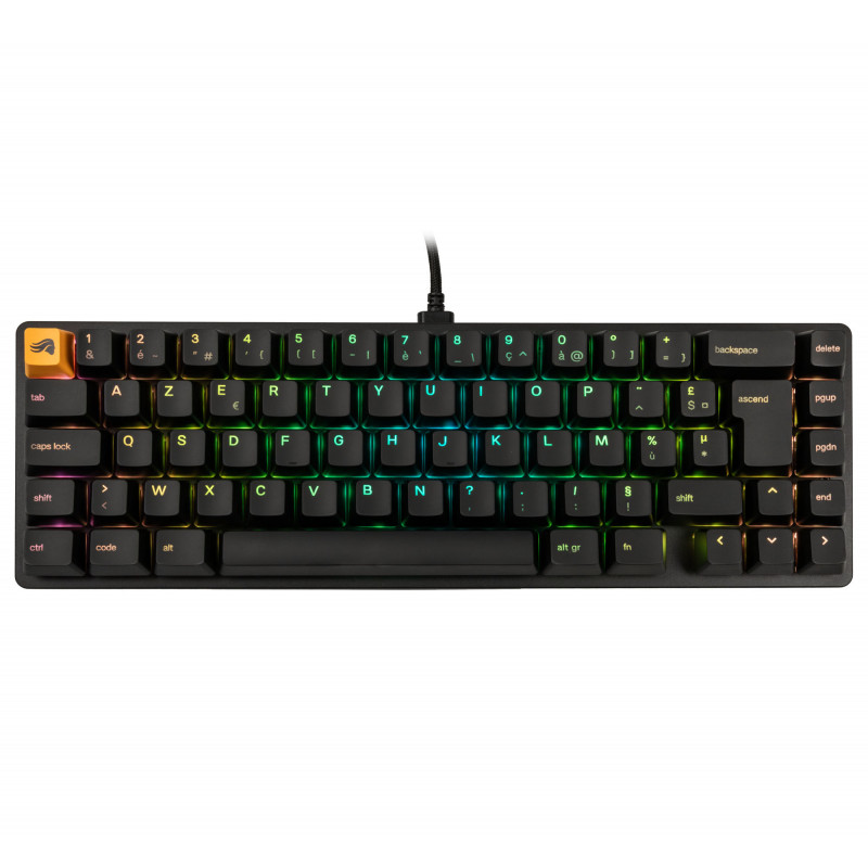 Glorious GMMK 2 Compact toetsenbord – Fox Switches, FR-layout, zwart