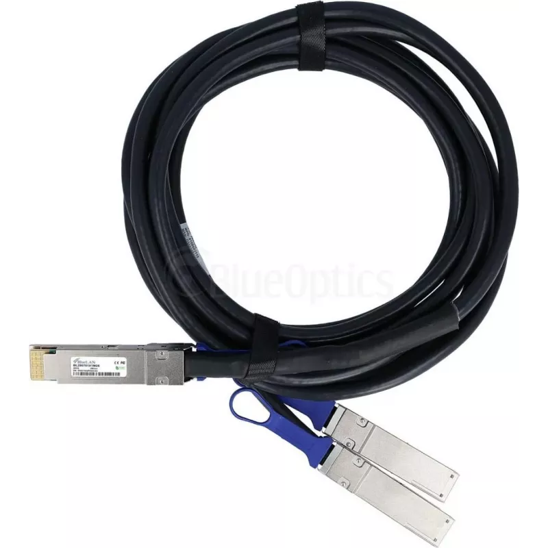 BlueLAN Juniper QDD-2X200G-1M compatibele 400G QSFP-DD breakout-DAC-kabel 1m AWG26