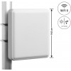 Delock WiFi 6-antenne N bus 9 - 12 dBi richtantenne wand- en mastmontage buiten wit