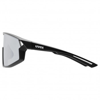 Uvex Skyryse fietssonnebril, zwart mat / zilver